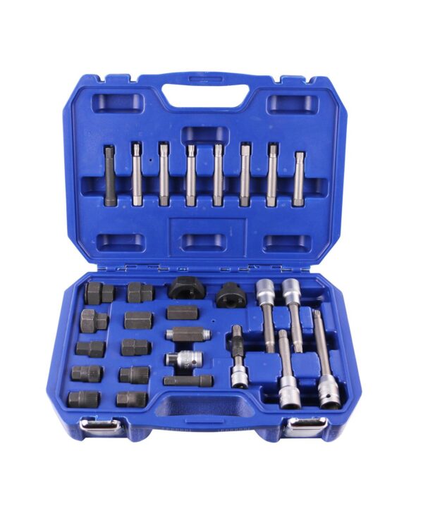 Coffret démontage poulies alternateurs débrayables 30pcs - OM 3789 - CLAS Equipements