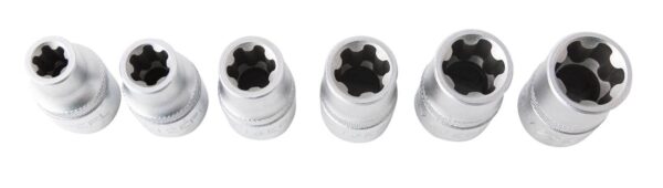 Douilles torx plus EP10 à ep20 L.37mm 1/2" (6 pcs) - OM 7017 - CLAS Equipements – Image 3
