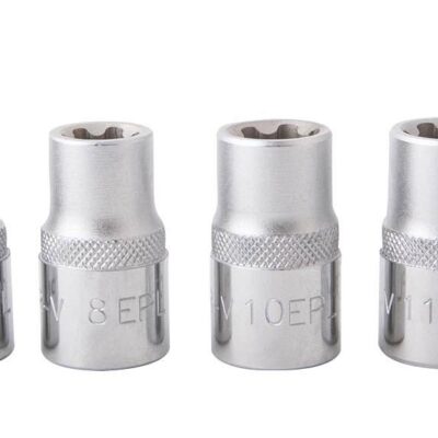 Douilles torx plus EP 6-7-8-10-11-12 L.25mm 1/4" - OM 7019 - CLAS Equipements
