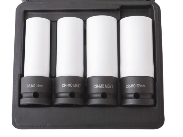 Douilles choc 1/2" pour jantes alu spécifiques (4pcs) - OM 7036 - CLAS Equipements