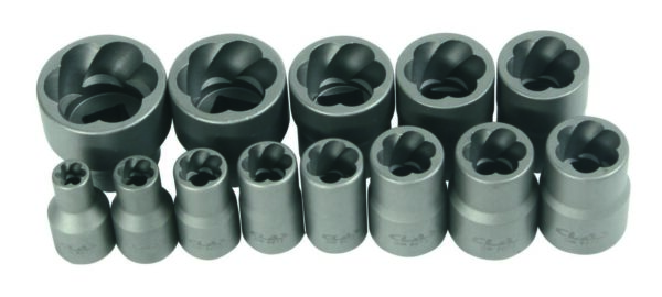 Coffret douilles choc helicoïdales écrous endommages ø6-27mm (17 pcs) - OM 8073 - CLAS Equipements – Image 2