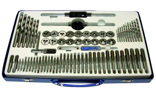 Coffret 75pcs forets HSS, tarauds, filières et accessoires - OM 9223 - CLAS Equipements