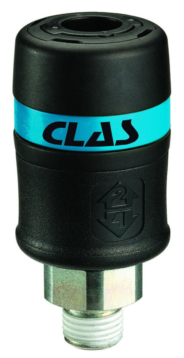 Raccord rapide de sécurité fileté mâle 3/8" BSP 88m3/h - OP 0721 - CLAS Equipements