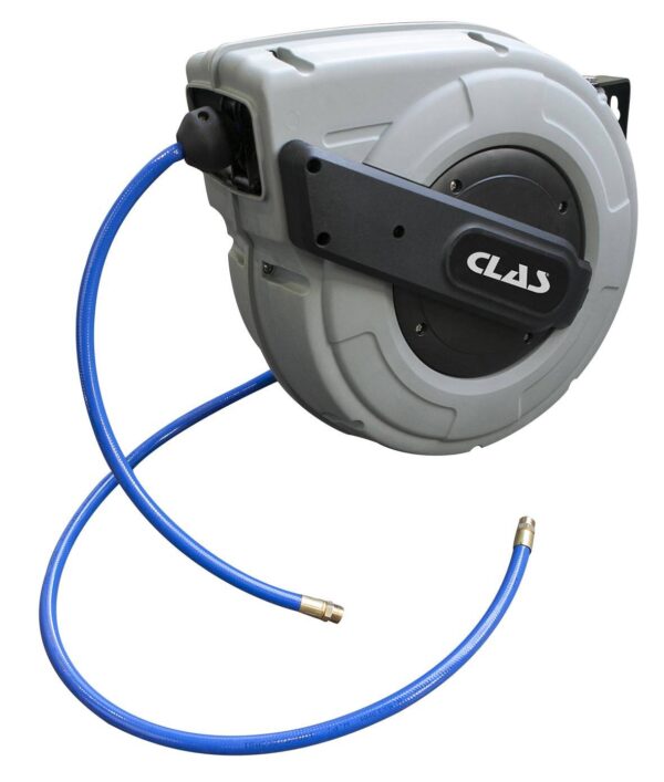 Enrouleur air comprimé ø8mm 16M 1/4" carter ABS et support mural - OP 1115 - CLAS Equipements – Image 2