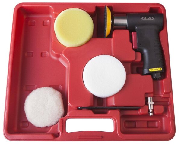 Coffret mini polisseuse revolver ø75mm pneumatique - OP 1429 - CLAS Equipements