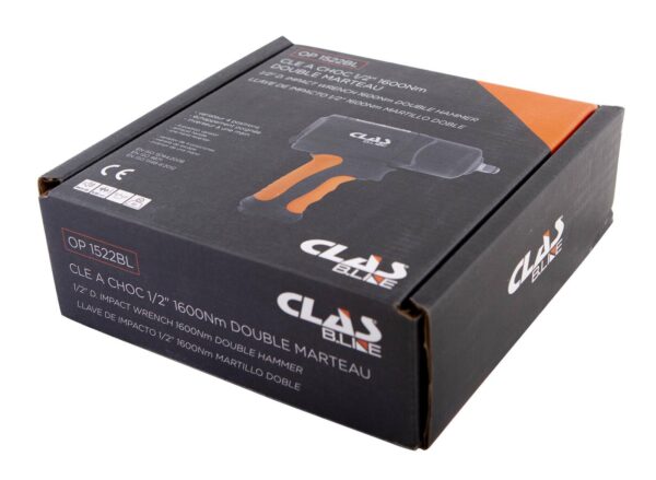Cle a choc 1/2" 1600nm double marteauCle a choc 1/2" 1600nm double marteau- OP 1522BL - CLAS Equipements – Image 4
