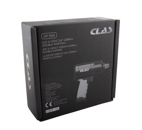 Cle a choc 3/4" 2298nm double marteau- OP 1534 - CLAS Equipements – Image 5
