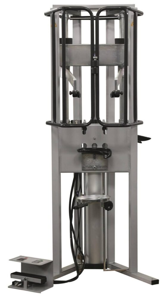 Compresseur de ressorts pneumatique renforcé à mors articulés 2,4T - OP 3221 - CLAS Equipements