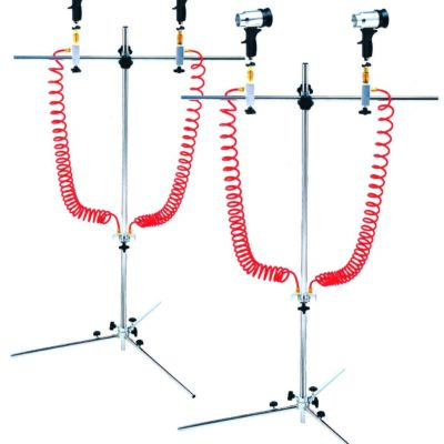2 supports + 4 pistolets de séchage VENTURI 350L/min pneumatique (Spécial carrosserie) - OP 3520 - CLAS Equipements