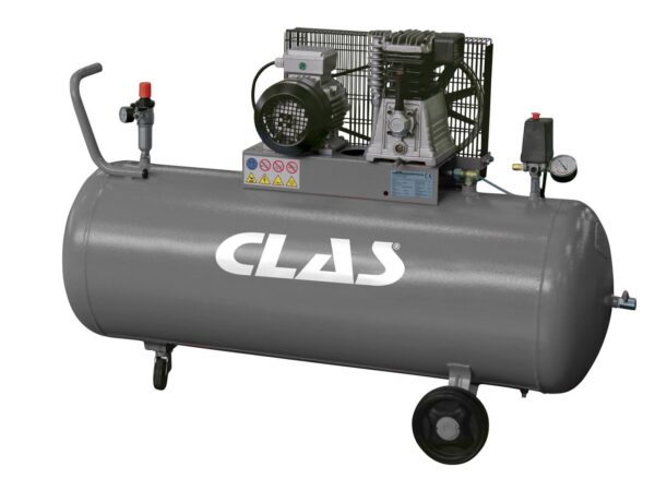 Compresseur d'air comprimé 200L 3CV 230V - OP 3602 - CLAS Equipements