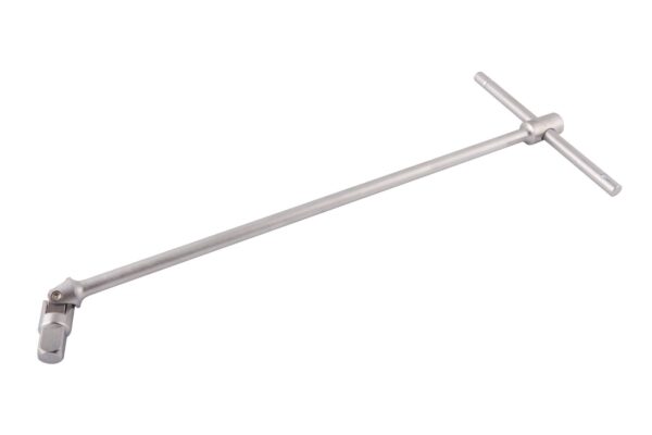 Clé longue articulée en T 6 pans 1/2" L. 412 mm CrV - OS 0057 - CLAS Equipements