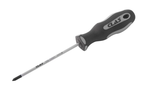 Tournevis phillips 0x75 SVCM et poignée bi-matière PP+TPV - OS 1001 - CLAS Equipements