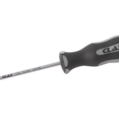 Tournevis fente 3x75 SVCM et poignée bi-matière PP+TPV - OS 1004 - CLAS Equipements