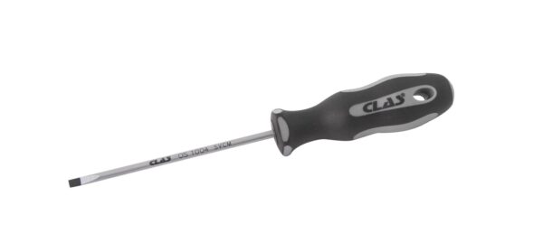 Tournevis fente 3x75 SVCM et poignée bi-matière PP+TPV - OS 1004 - CLAS Equipements