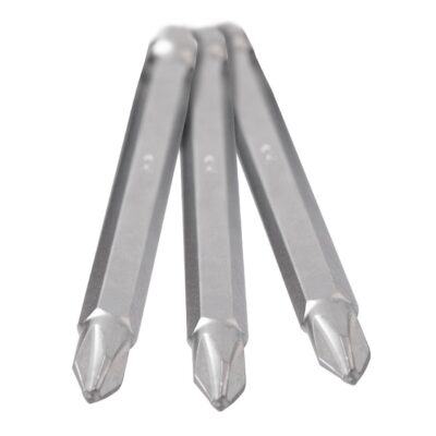 3pcs embouts tournevis à soute PH2 L.89mm CrV 1/4" (6,35 mm) - OS 1012 - CLAS Equipements