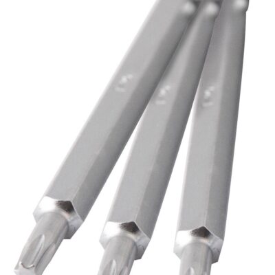 3pcs embouts tournevis à soute T20 L.89mm CrV 1/4" (6,35 mm) - OS 1015 - CLAS Equipements