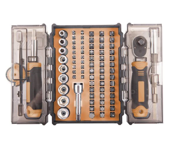 Coffret cliquet de precision+tournevis (78pcs)- OS 1040BL - CLAS Equipements