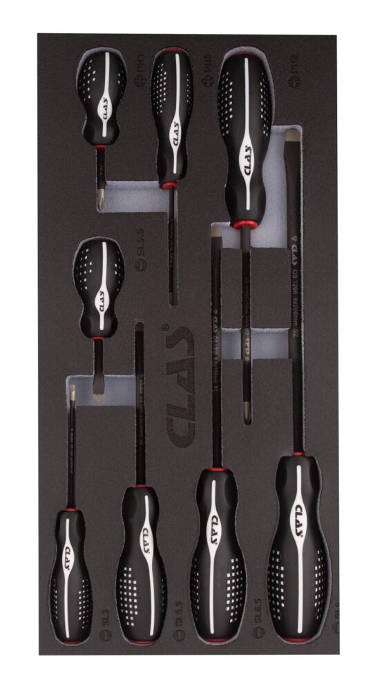 Insert tournevis ph-fente (8pcs)Insert tournevis ph-fente (8pcs)- OS 1200 - CLAS Equipements
