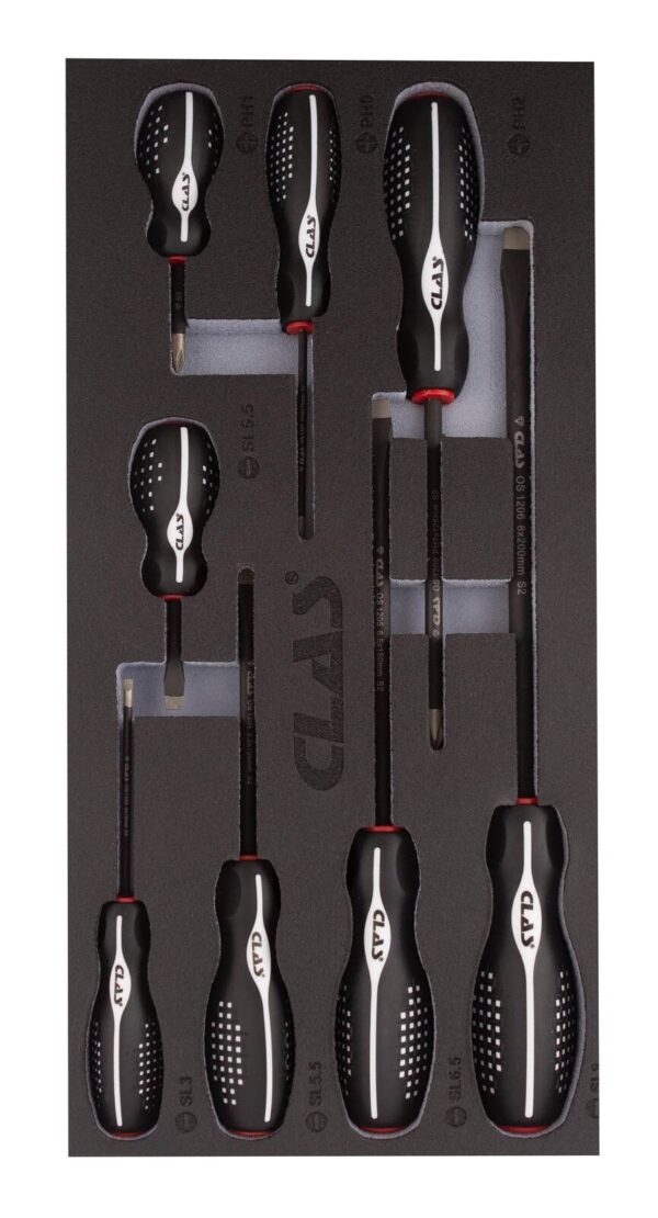 Insert tournevis ph-fente (8pcs)Insert tournevis ph-fente (8pcs)- OS 1200 - CLAS Equipements
