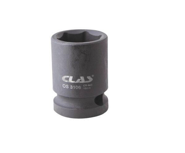 Douille choc 19mm 1/2" Cr-Mo DIN ISO 2725-3 - OS 3106 - CLAS Equipements – Image 2