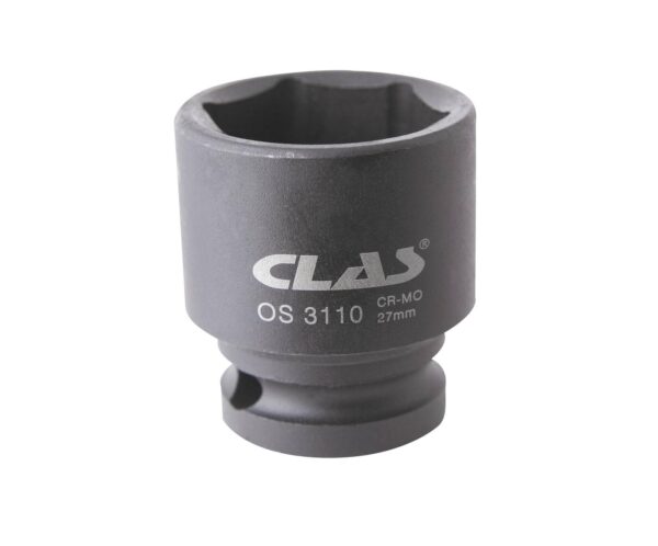 Douille choc 27mm 1/2" Cr-Mo DIN ISO 2725-3 - OS 3110 - CLAS Equipements – Image 2