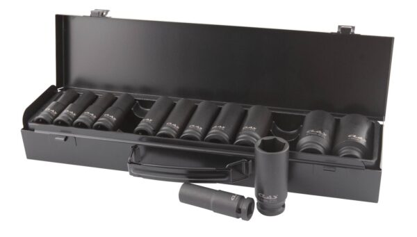 Coffret 13 douilles longues choc 6 pans 10-30mm 1/2" Cr-Mo - OS 3130 - CLAS Equipements – Image 4