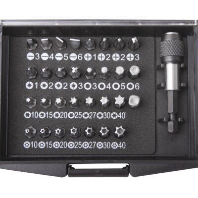 Boite coffret 32 pcs embouts de vissage 1/4" avec code couleurs - OS 3230 - CLAS Equipements