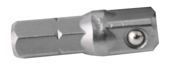 Adaptateur mâle 1/4" Hexagonal-1/4" carre L.25mm - OS 3255 - CLAS Equipements