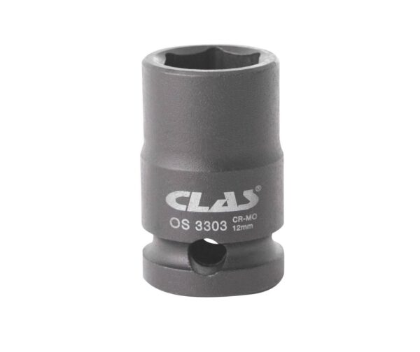 Douille choc 12mm 3/8" DIN ISO 2725-3 Cr-Mo - OS 3303 - CLAS Equipements – Image 2
