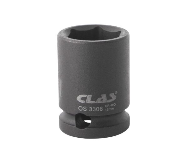 Douille choc 15mm 3/8" DIN ISO 2725-3 Cr-Mo - OS 3306 - CLAS Equipements – Image 2
