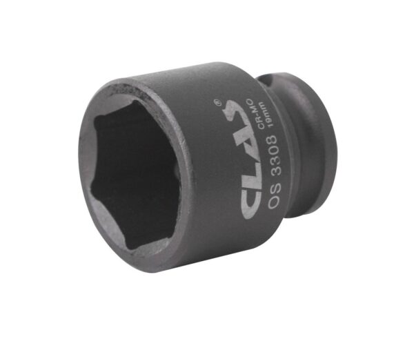 Douille choc 19mm 3/8" DIN ISO 2725-3 Cr-Mo - OS 3308 - CLAS Equipements