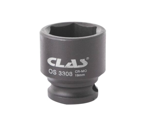 Douille choc 19mm 3/8" DIN ISO 2725-3 Cr-Mo - OS 3308 - CLAS Equipements – Image 2