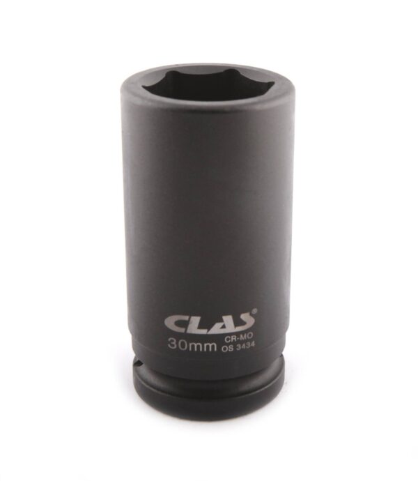 Douille choc 6 pans longue 30mm 3/4" Cr-Mo - OS 3434 - CLAS Equipements