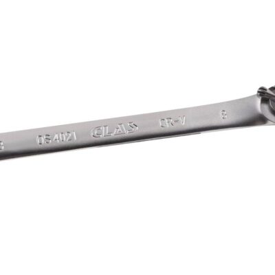 Clé mixte 8mm à cliquet réversible 15° CrV - OS 4021 - CLAS Equipements