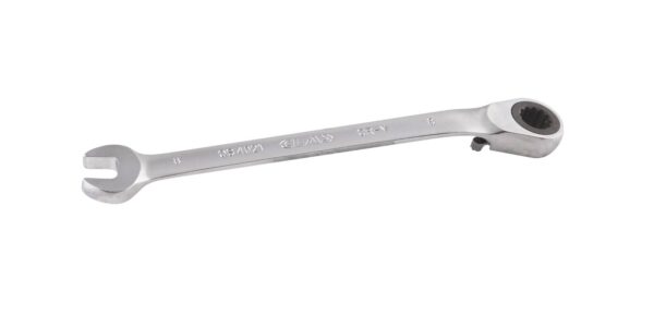 Clé mixte 8mm à cliquet réversible 15° CrV - OS 4021 - CLAS Equipements – Image 2