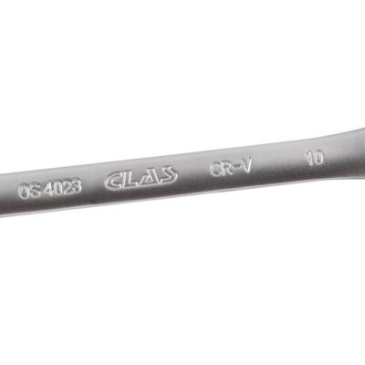 Clé mixte 10mm à cliquet réversible 15° CrV - OS 4023 - CLAS Equipements