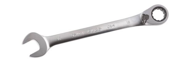 Clé mixte 18mm à cliquet réversible 15° CrV - OS 4031 - CLAS Equipements