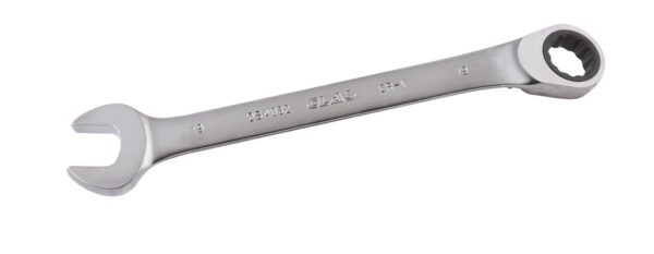 Clé mixte 19mm à cliquet réversible 15° CrV - OS 4032 - CLAS Equipements – Image 2