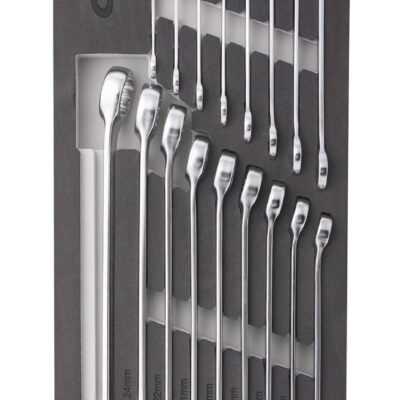 Insert 17 clés mixtes 12 pans 6-24mm CrV DIN ISO 3113 - OS 4100 - CLAS Equipements