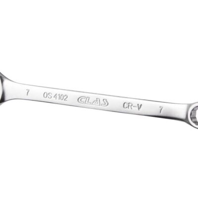 Clé mixte 7mm 12 pans CrV DIN ISO 3113 - OS 4102 - CLAS Equipements