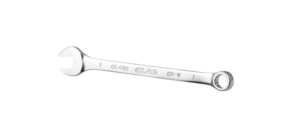 Clé mixte 7mm 12 pans CrV DIN ISO 3113 - OS 4102 - CLAS Equipements