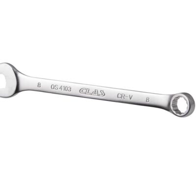 Clé mixte 8mm 12 pans CrV DIN ISO 3113 - OS 4103 - CLAS Equipements