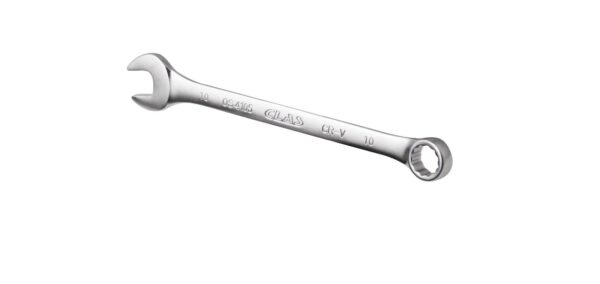 Clé mixte 10mm 12 pans CrV DIN ISO 3113 - OS 4105 - CLAS Equipements