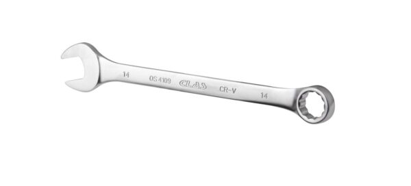 Clé mixte 14mm 12 pans CrV DIN ISO 3113 - OS 4109 - CLAS Equipements