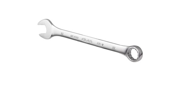 Clé mixte 17mm 12 pans CrV DIN ISO 3113 - OS 4112 - CLAS Equipements