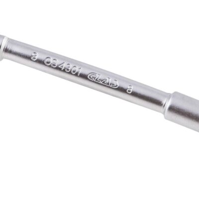 Clé à pipe 6 pans 8mm CrV - OS 4301 - CLAS Equipements
