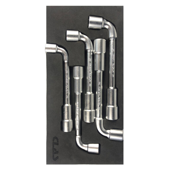 Insert 5 clés à pipe 6 pans 20-24mm CrV - OS 5499 - CLAS Equipements
