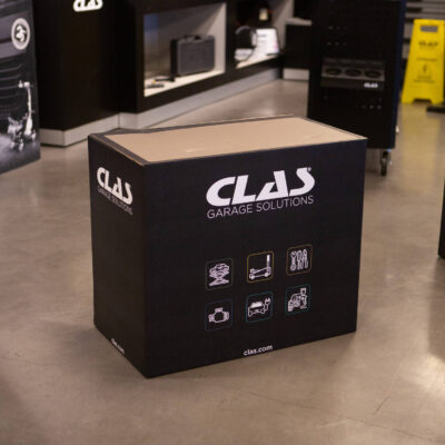 Presentoir podium carton alveolaire 600x400x700Presentoir podium carton alveolaire 600x400x700- PR 2500 - CLAS Equipements
