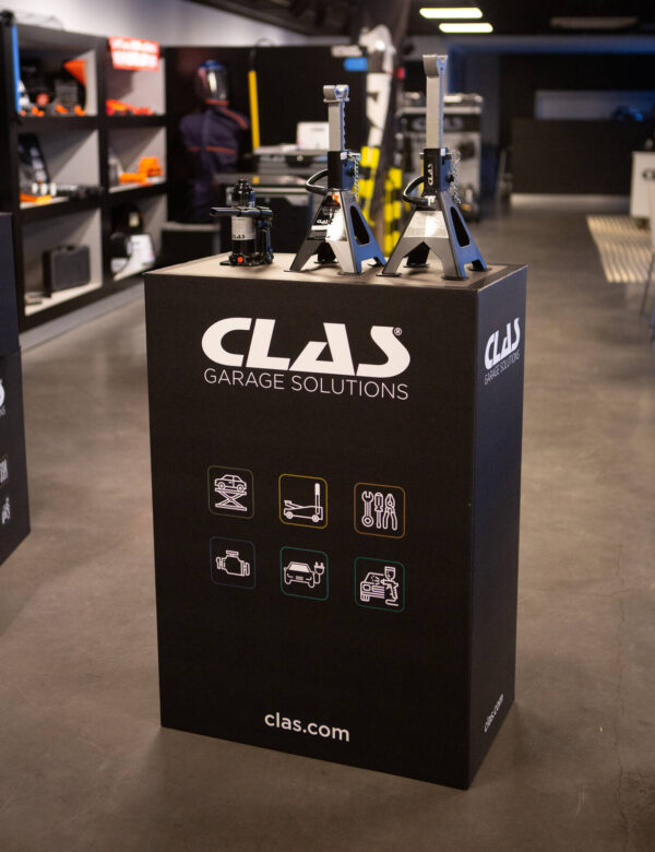 Presentoir podium carton alveolaire 700x400x1000Presentoir podium carton alveolaire 700x400x1000- PR 3500 - CLAS Equipements – Image 2