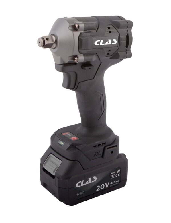 Boulonneuse 1/2" 620nm 20v brushless + 2 batteries 4ah + chargeurBoulonneuse 1/2" 620nm 20v brushless + 2 batteries 4ah + chargeur- PW 0620 - CLAS Equipements
